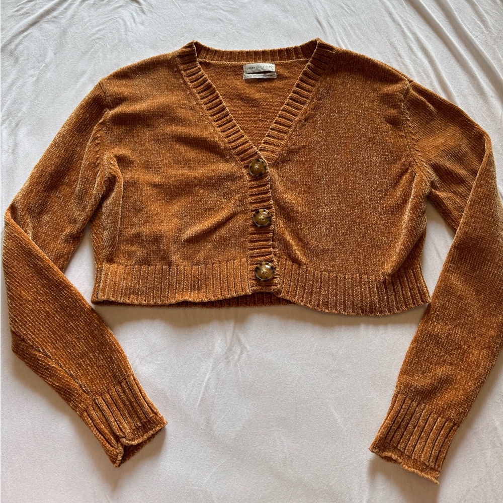Urban Outfitters Rust Sweater Cardigan Size M